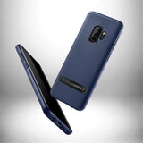Samsung Galaxy S9 Stand blaue Hülle