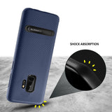 Samsung Galaxy S9 Stand blaue Hülle