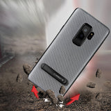 Samsung Galaxy S9 Plus Stand silberne Hülle