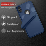 Apple iPhone XS 360 Blaue Hülle