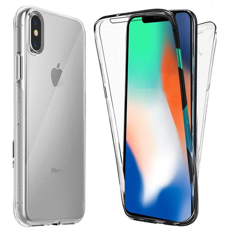 Apple iPhone XS 360 Hülle mit Schutzglas