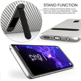 Samsung Galaxy S9 Stand silberne Hülle