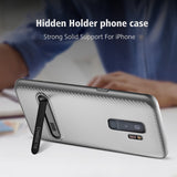 Samsung Galaxy S9 Plus Stand silberne Hülle