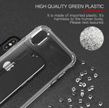 Durchsichtige Hülle mit Luftkissen für das iPhone XS