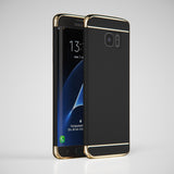 3in1 Samsung Galaxy S7 EDGE Schwarze Hülle