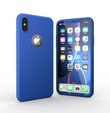 Apple iPhone XS 360 Hülle mit Schutzglas