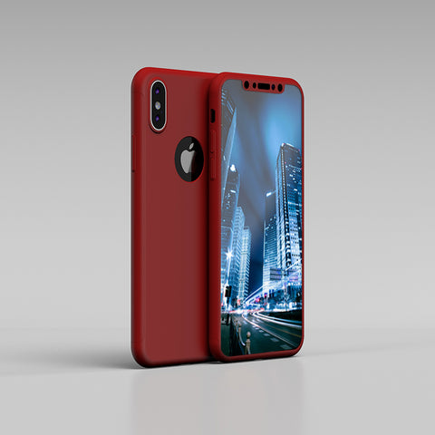 Apple iPhone XS Max 360 Rote Hülle