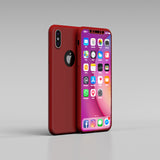 Apple iPhone XS Max 360 Blaue Hülle