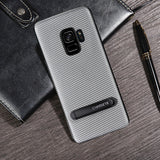 Samsung Galaxy S9 Stand silberne Hülle