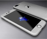 Apple iPhone 8 Plus 360 silberne Hülle