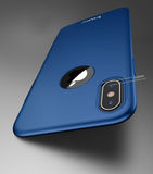 Apple iPhone XS 360 Blaue Hülle
