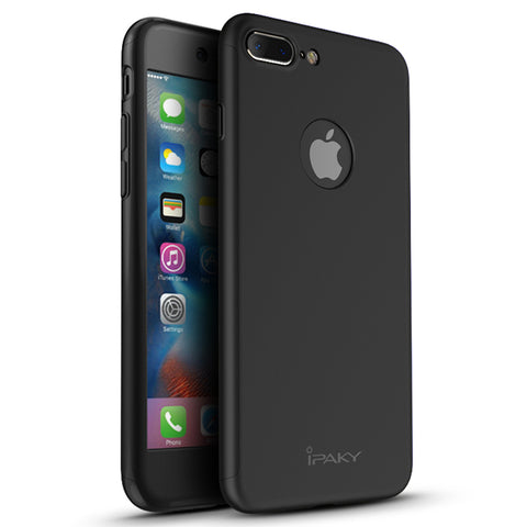 Apple iPhone 8 Plus 360 Schwarze Hülle