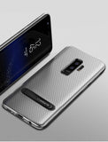 Samsung Galaxy S9 Plus Stand silberne Hülle