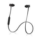Black Sport ChargeSound Wireless Bluetooth 4.1 Earphones with Microphone