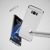 Galaxy S8 Plus Schwarz Hülle mit silbernen Bügeln