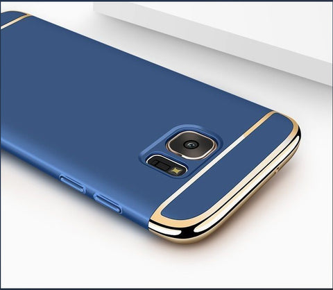 CH 3in1 Samsung Galaxy S7 EDGE Blau Hülle