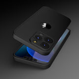 Apple iPhone 13 Pro 360 Grad Schutz Schwarze Hülle