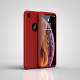 Apple iPhone XR 360 Rote Hülle